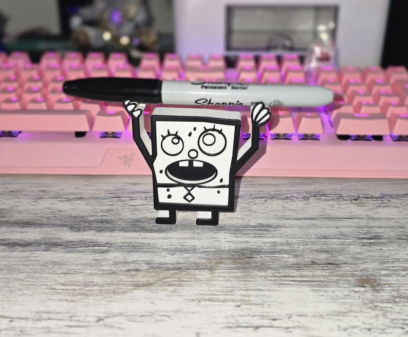 DoodleBob 鉛筆ホルダー、スポンジボブ、3D プリント鉛筆ホルダー、Me Hoy Minoy 画像 4