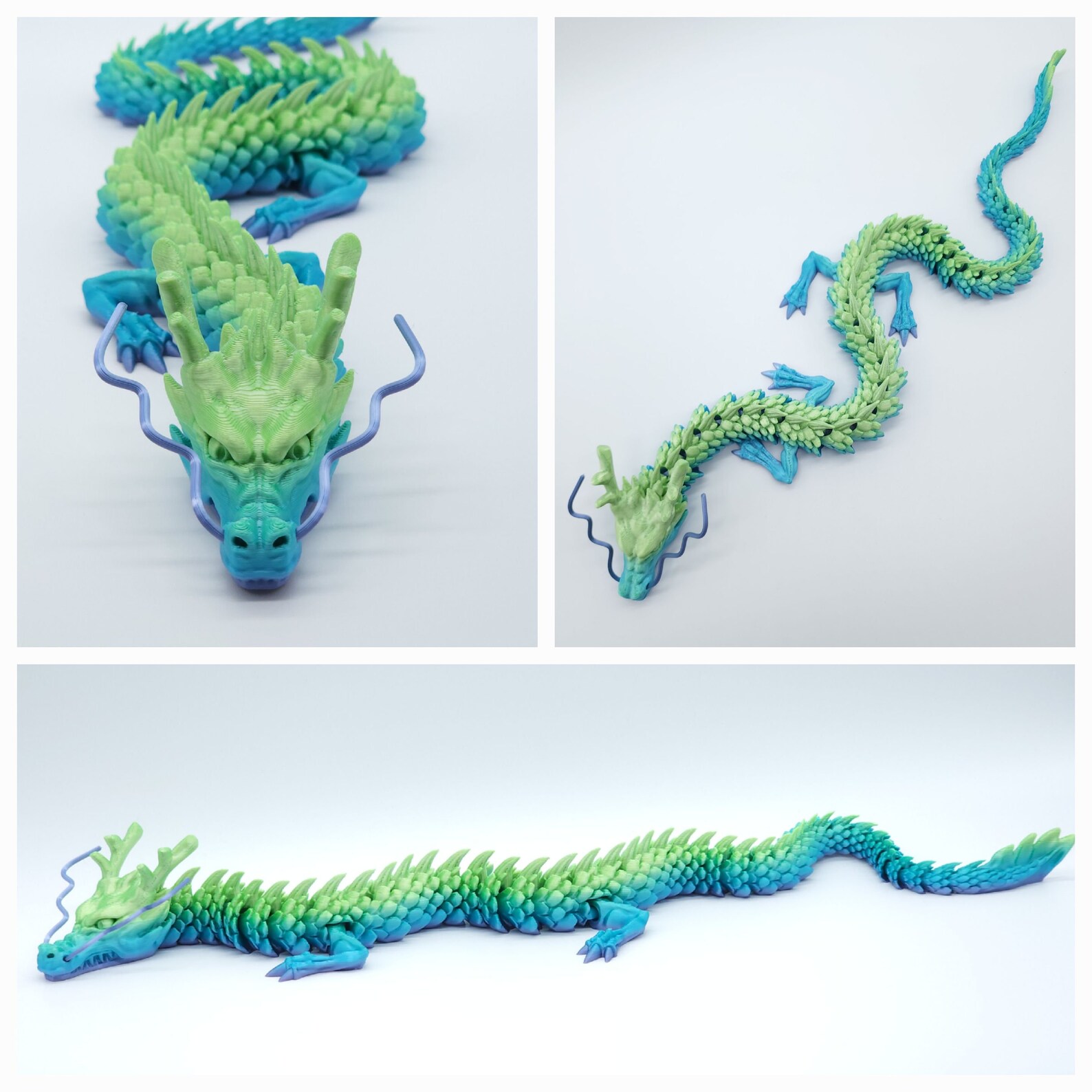 Articulated 3D Printed Dragon Flexi Dragon Fidget Toy - Etsy