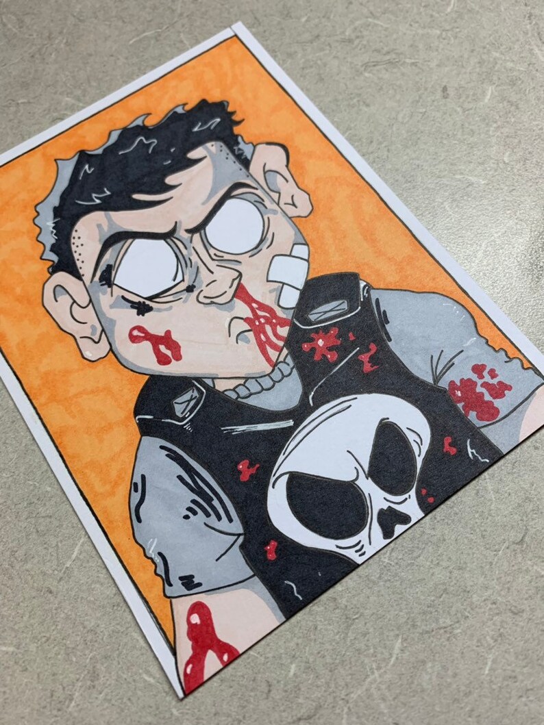 Punisher Marvel Sketch Card