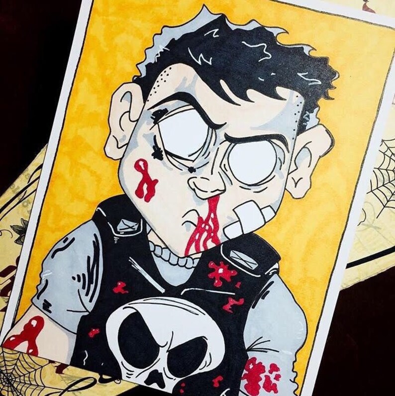 Punisher Marvel Sketch Card