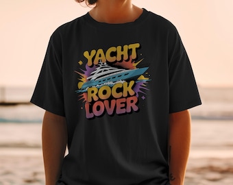 Camiseta vintage Yacht Rock: Camiseta gráfica de música náutica de los 80