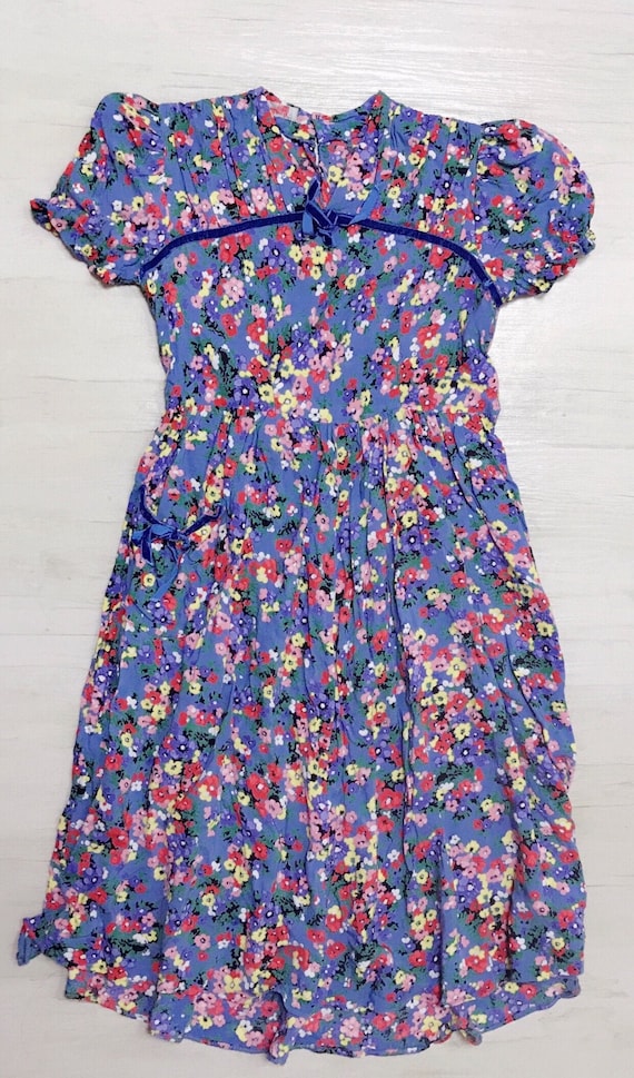 vintage late 1930s early 1940s dress size XS
