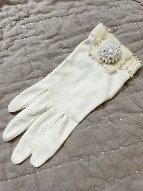 Vintage cheap cotton gloves