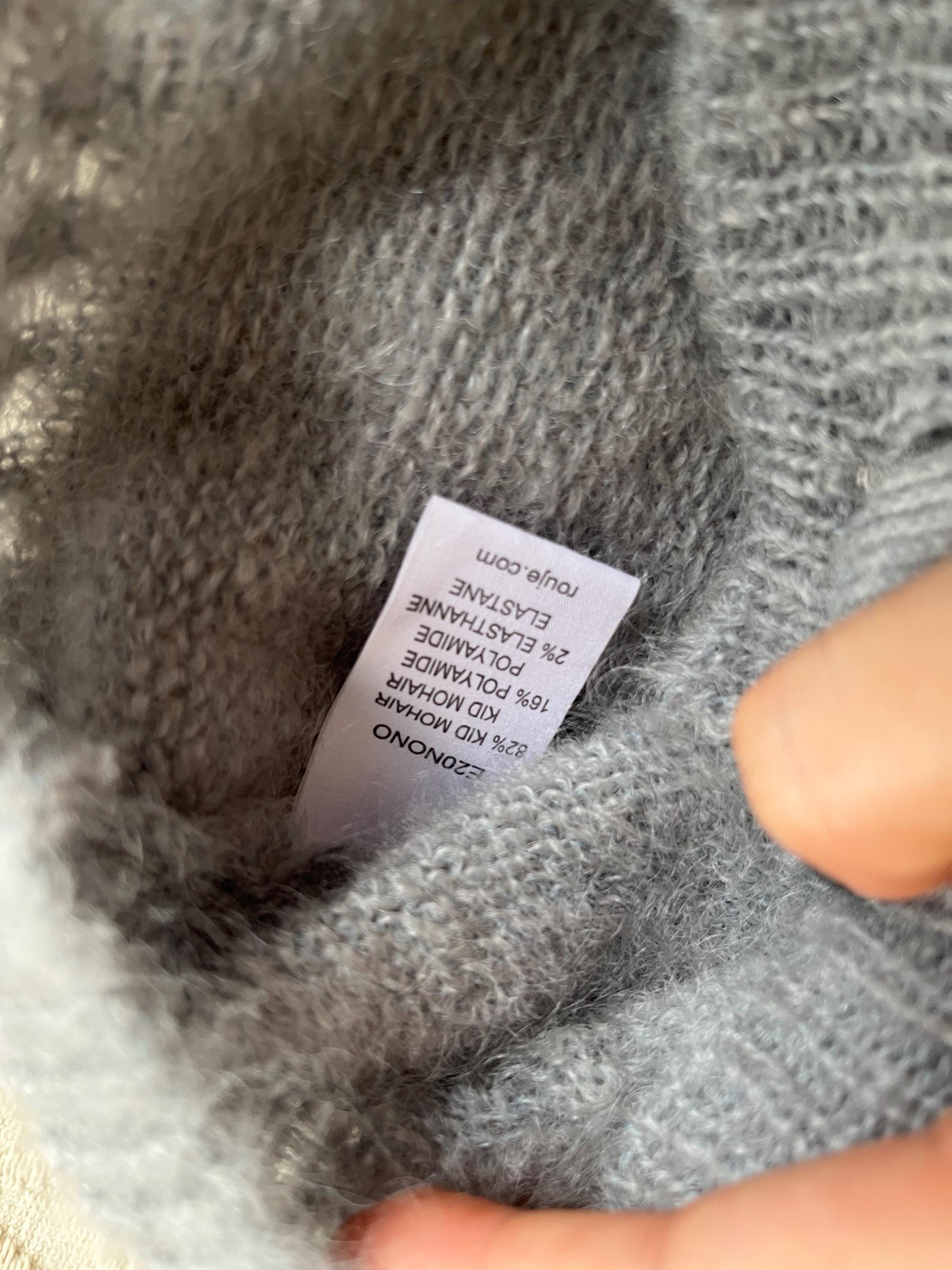 Original Rouje NONO Cardigan Mohair Sweater - Etsy