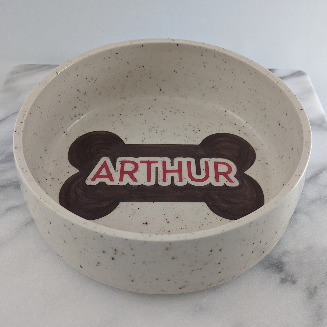 Custom Dog Bowl with Handmade with Your Dog's Name in Etsy