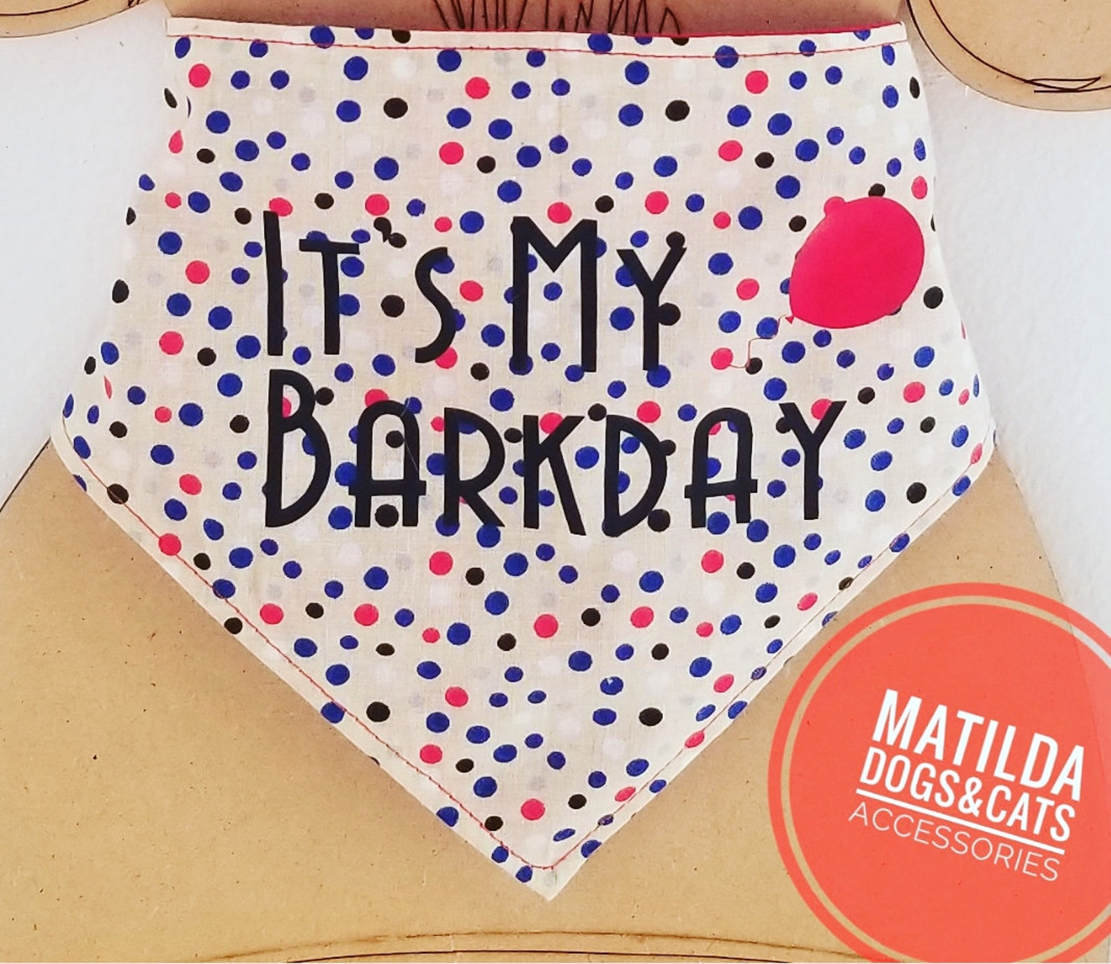 It’s My Barkday Dog Bandana – Lavender Birthday Bandana for Dogs | Floof & Co