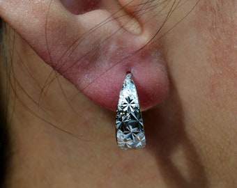 Cubic zirconia Nickel free plating Palladium 2pcs 925 silver post 16K gold plated brass 12.5mm Earring post EW-26G