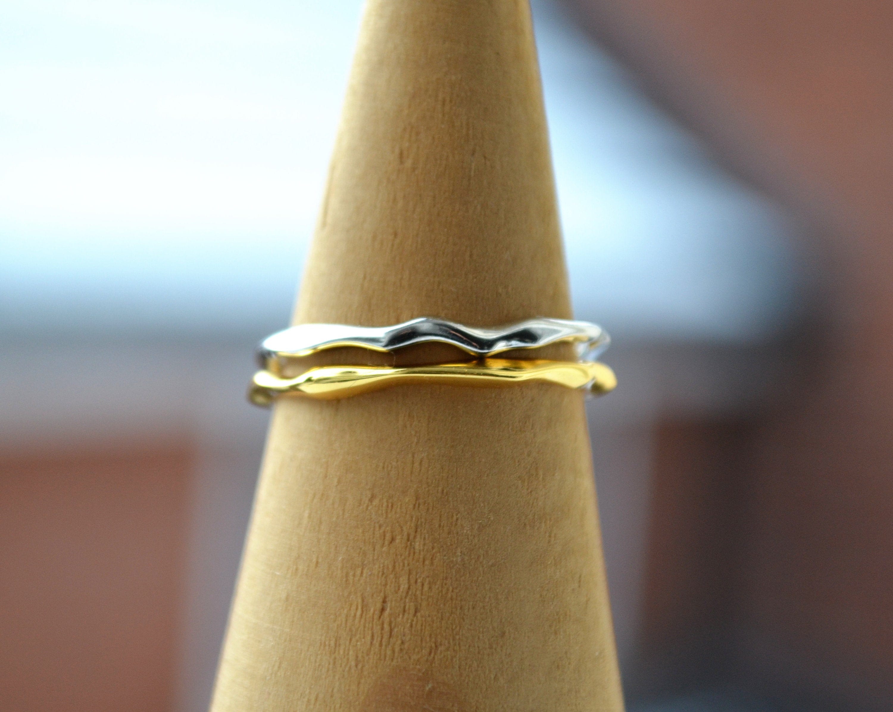 Sterling Silver 925 Silver Colour or Yellow Gold Plated Colour Bamboo ...