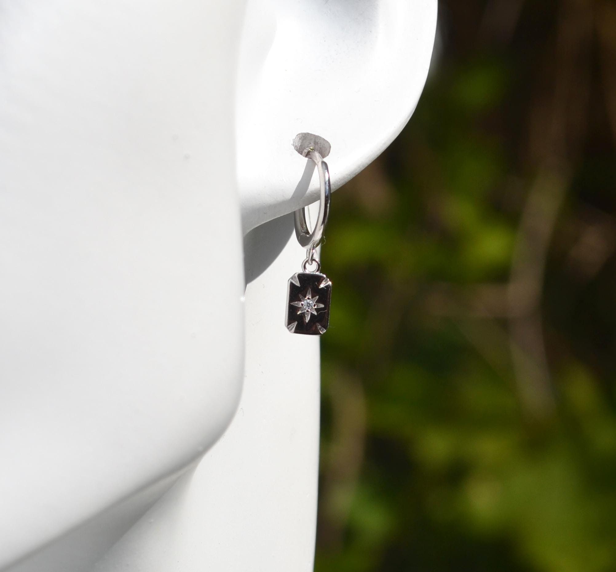 Boucle d'Oreille Créole Argent | Nerina Bijoux