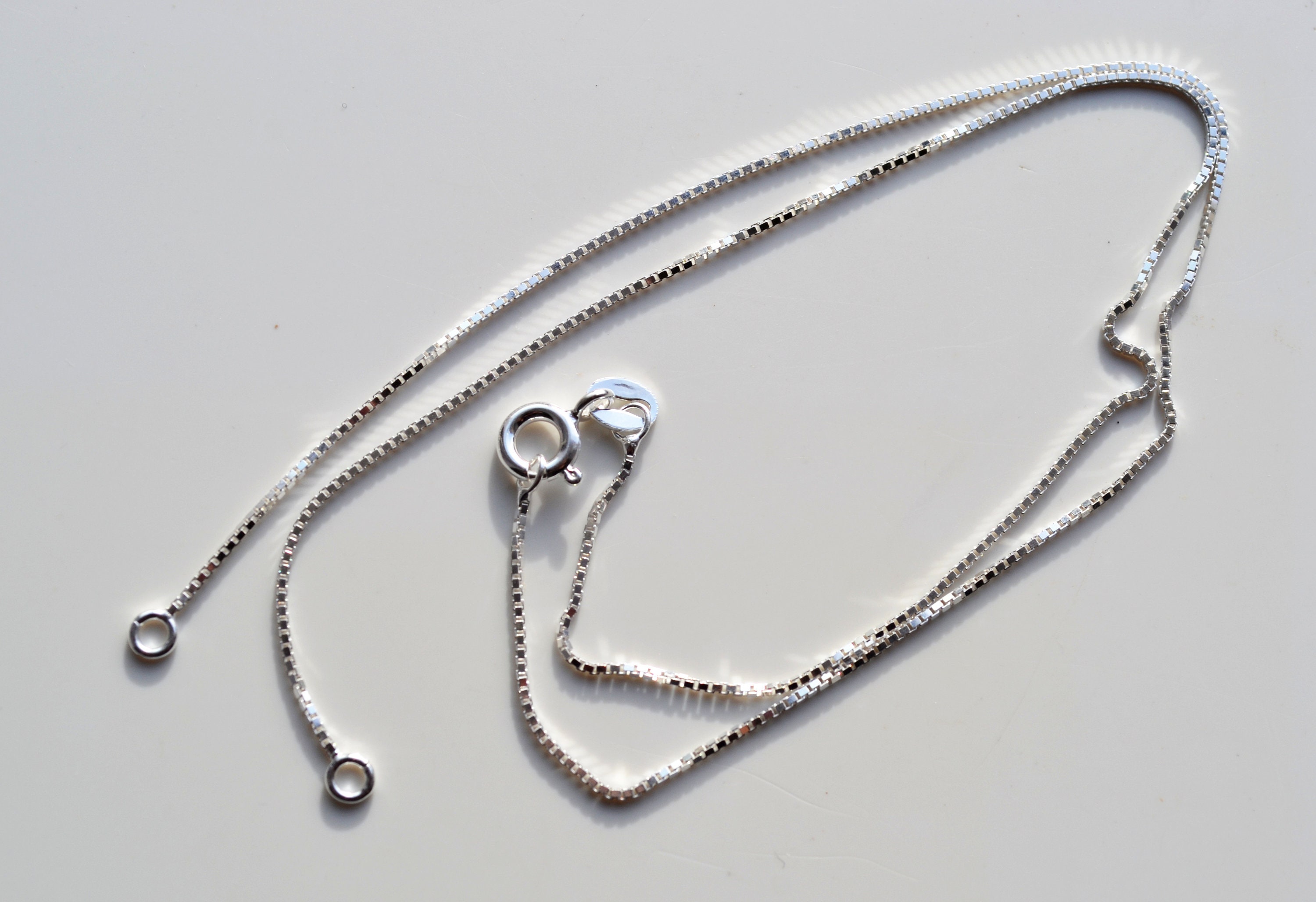 Split Chain Necklace Silver Split Chain Necklace Silver