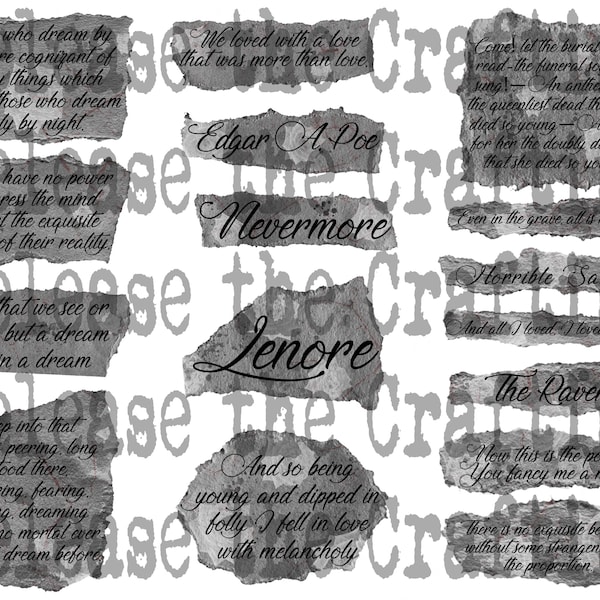 Edgar Allan Poe - Etsy
