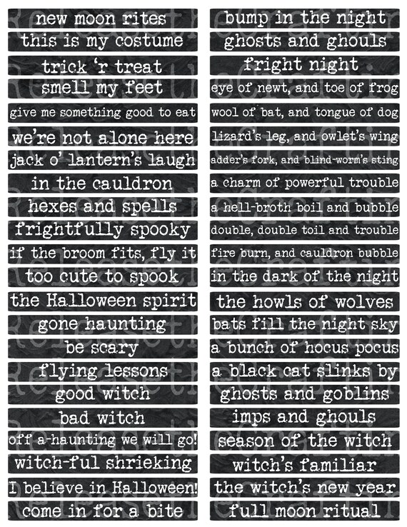 Scary Ritual Writing Scary Ritual Sayings
