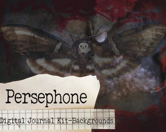Persephone 2 - Printable Journal Kit - Instant Download - Journal Pages - Digital Download - Book of Shadows - Grimoire - Witchcraft