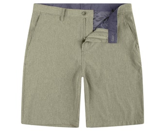 Brickline Mens Hybrid Shorts Quick Dry Stretch Board Shorts Swim Trunks W/ Polyester Spandex Fabric Material
