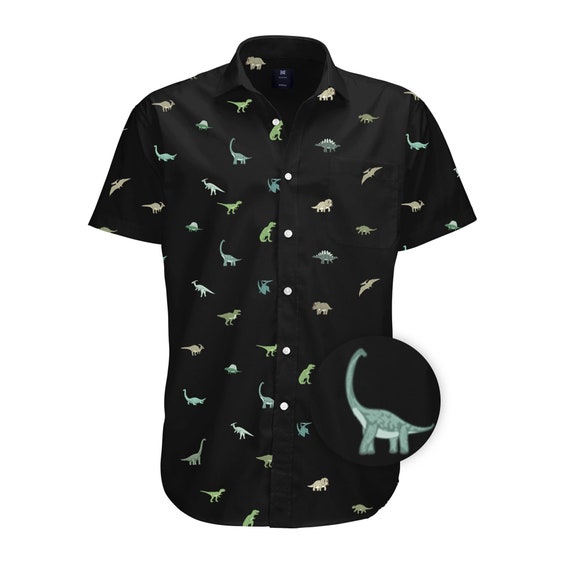 Dinosaur short sleeve button best sale down