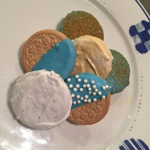 Chocolade bedekt Oreos