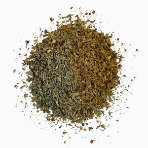 Dried Chopped Basil Leaves Ocimum Basilicum Picked Fresh Dried and Shipped to Order