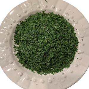 Dried Chopped Parsley Leaves Petroselinum Crispum Picked Fresh Dried and Shipped to Order Garnish Gourmet