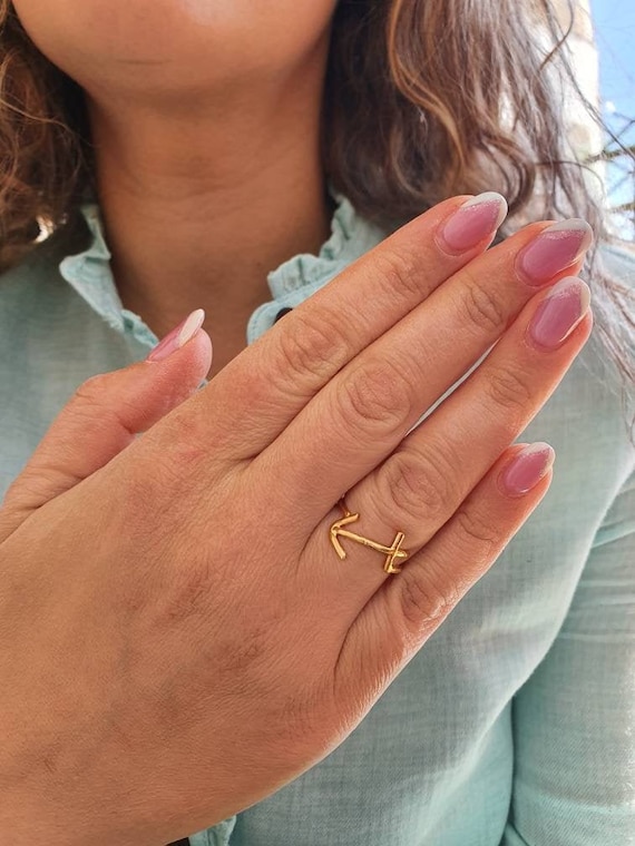 Anillo del signo zodiacal Sagitario, signo de Sagitario, anillos