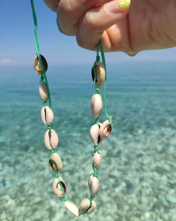 Lot De Bracelets De Cheville En Coquillages Cauris - Cordon Ajustable, Style Ethnique