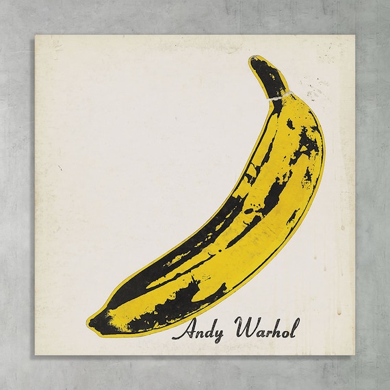 Art Print Andy Warhol Banana Contemporary Art Made in Italy Etsy UK