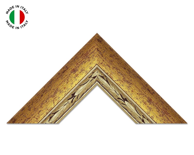 Gold Wood Picture Frame Wooden Frame for Your Canvases Etsy