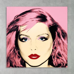 Art print Andy Warhol debbie harry contemporary art Made in Italy