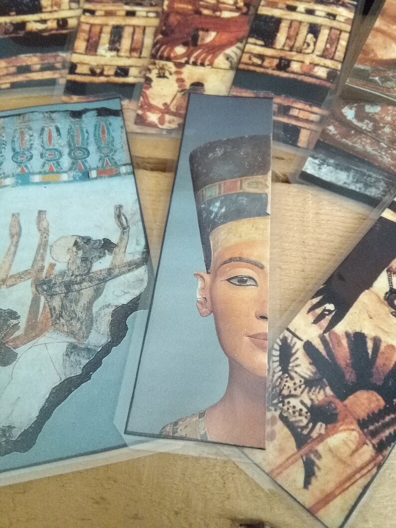 set of 3 ancient egypt bookmarks etsy