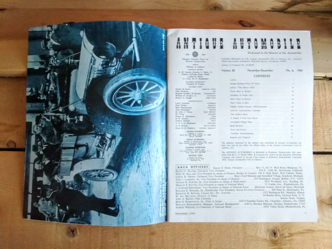 Classic Car & Antique Automobile Magazine Pair From the | Etsy