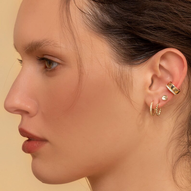 Thin Hoops Hoop Earrings Tiny Cz Gold Hoops Small Hoop Earrings Boho Earrings Minimalist Earrings Dainty Hoops Huggie Hoop Earrings Earrings Jewelry Valresa Com