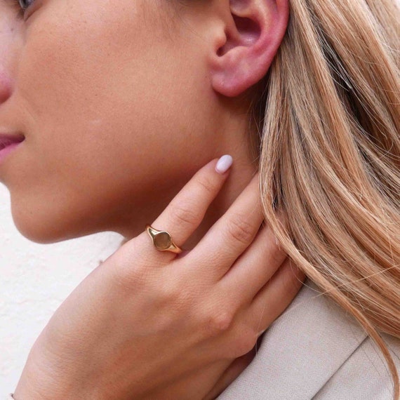 Gold filled pinky ring store