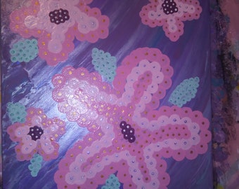 Polka dots flowers
