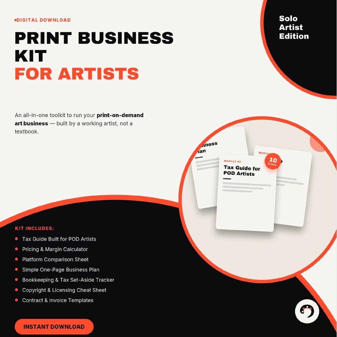 Print Business Kit for Artists — Solo Artist Edition digital download by Wayne Pearce