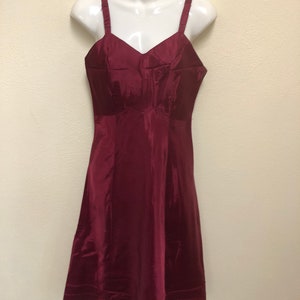 Vintage Burgundy taffeta wear-pruf by blou-slip of San Francisco