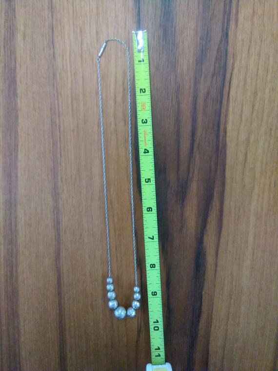 Gorgeous strobe effect sterling silver graduated … - image 5