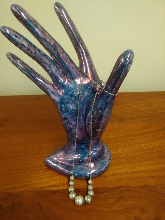 Gorgeous strobe effect sterling silver graduated … - image 6