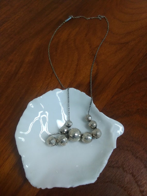 Gorgeous strobe effect sterling silver graduated … - image 7