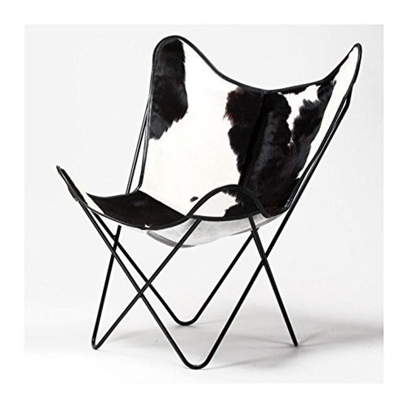 Classic Cover Cowhide Leather BKF Butterfly Chair Only Cover.