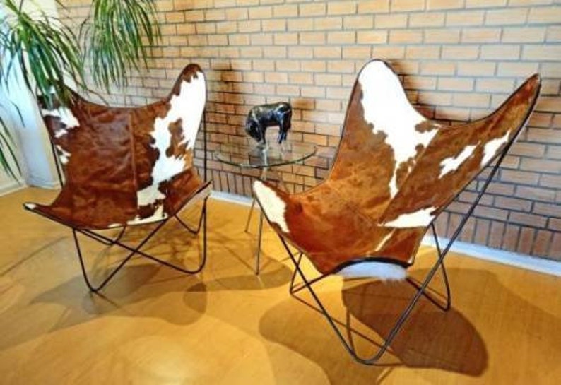 Classic Cover Cowhide Leather BKF Butterfly Chair Only Cover.