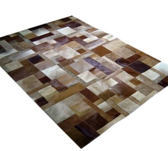Neu Kuhfell Teppich Patchwork Etsy