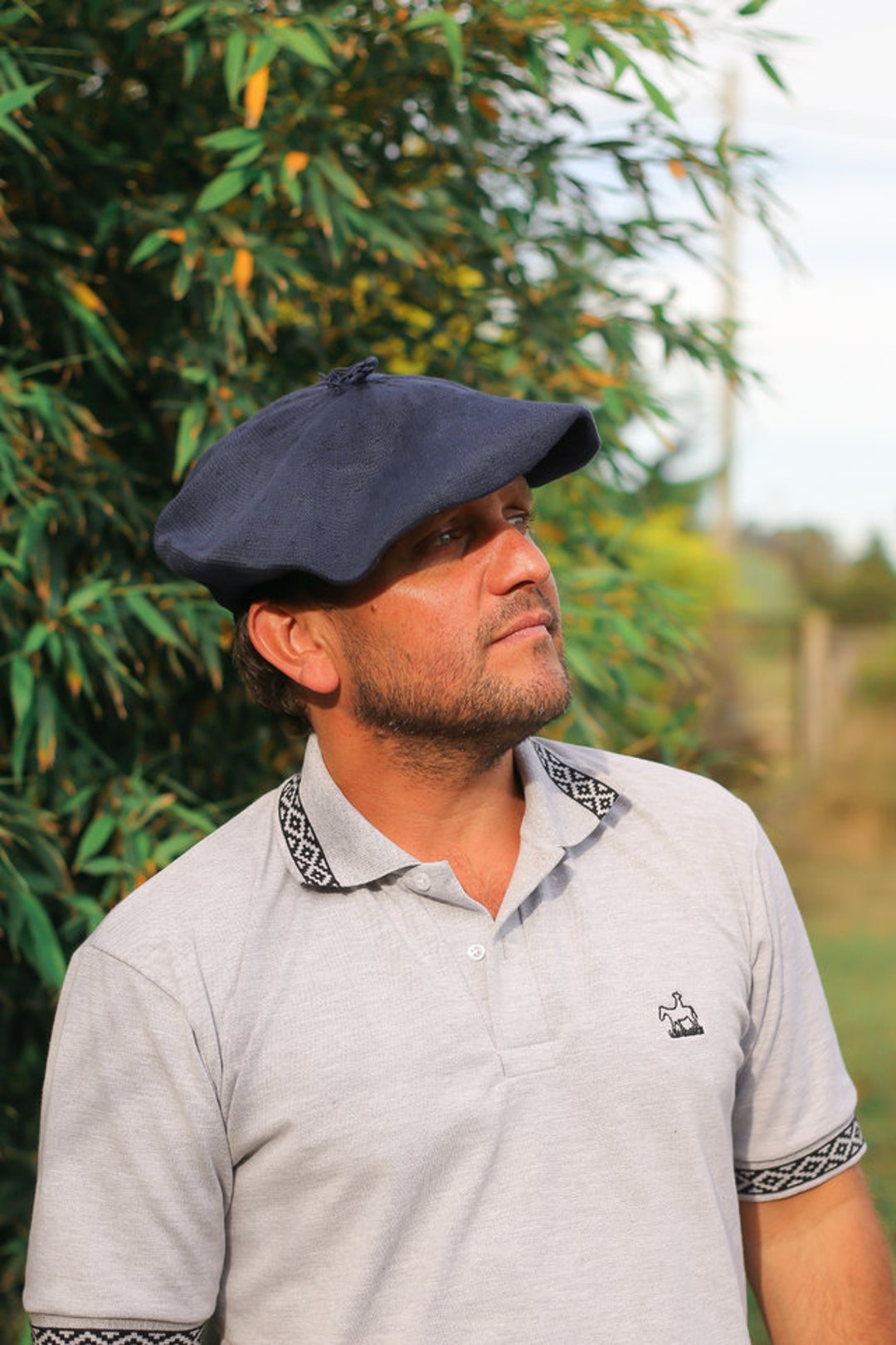 Traditional Gaucho Beret. Handwoven With Cotton Thread. Design - Etsy