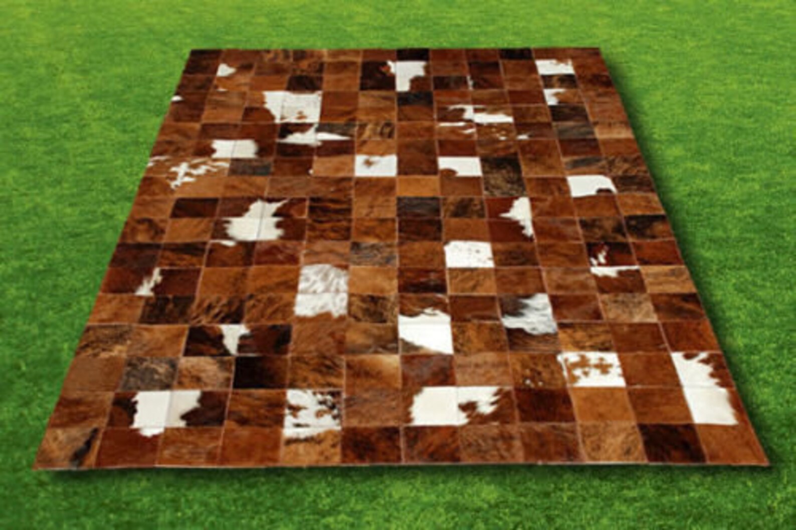 New Cowhide Rug Patchwork Leather Carpet. Cowskin Cow Hide Etsy