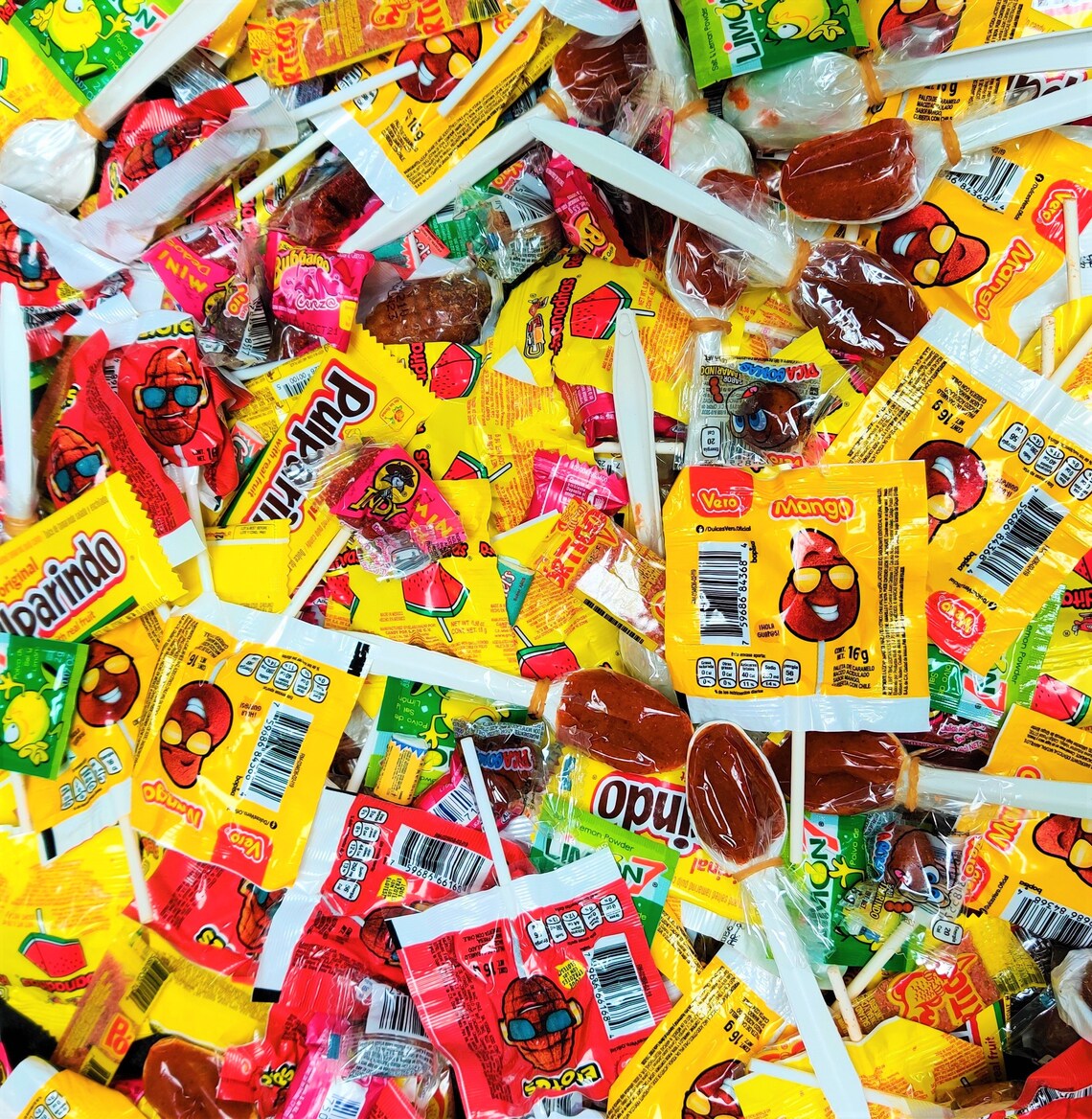 Mexican Piñata Candy Mix 230 Pieces Lollipops Tamarindo Etsy