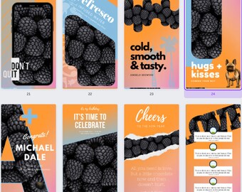 Social Media Posts - Canva Templates - Marketing Small Business - Your Story
