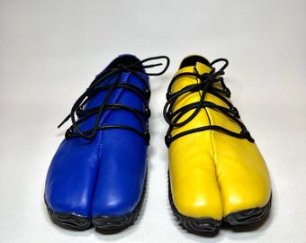 Personalizowane skórzane buty Tabi: ręcznie robione japońskie buty ninja