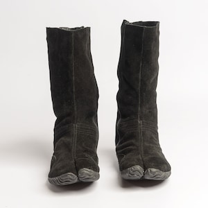 Tabi Shoes Ninja Shoes Jika Tabi Custom Tabi Boots Traditional Japanese Tabi Boots Long Black
