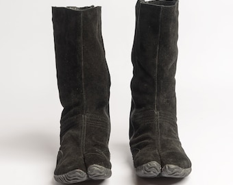 Handgemachte Italienische Leder Tabi Boots: Traditionelle Ninja Schuhe
