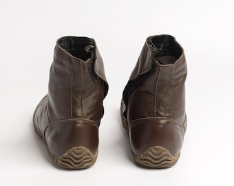 Japanese Men's Tabi Boots Tabi Socks Leather Tabi Ankle Boots