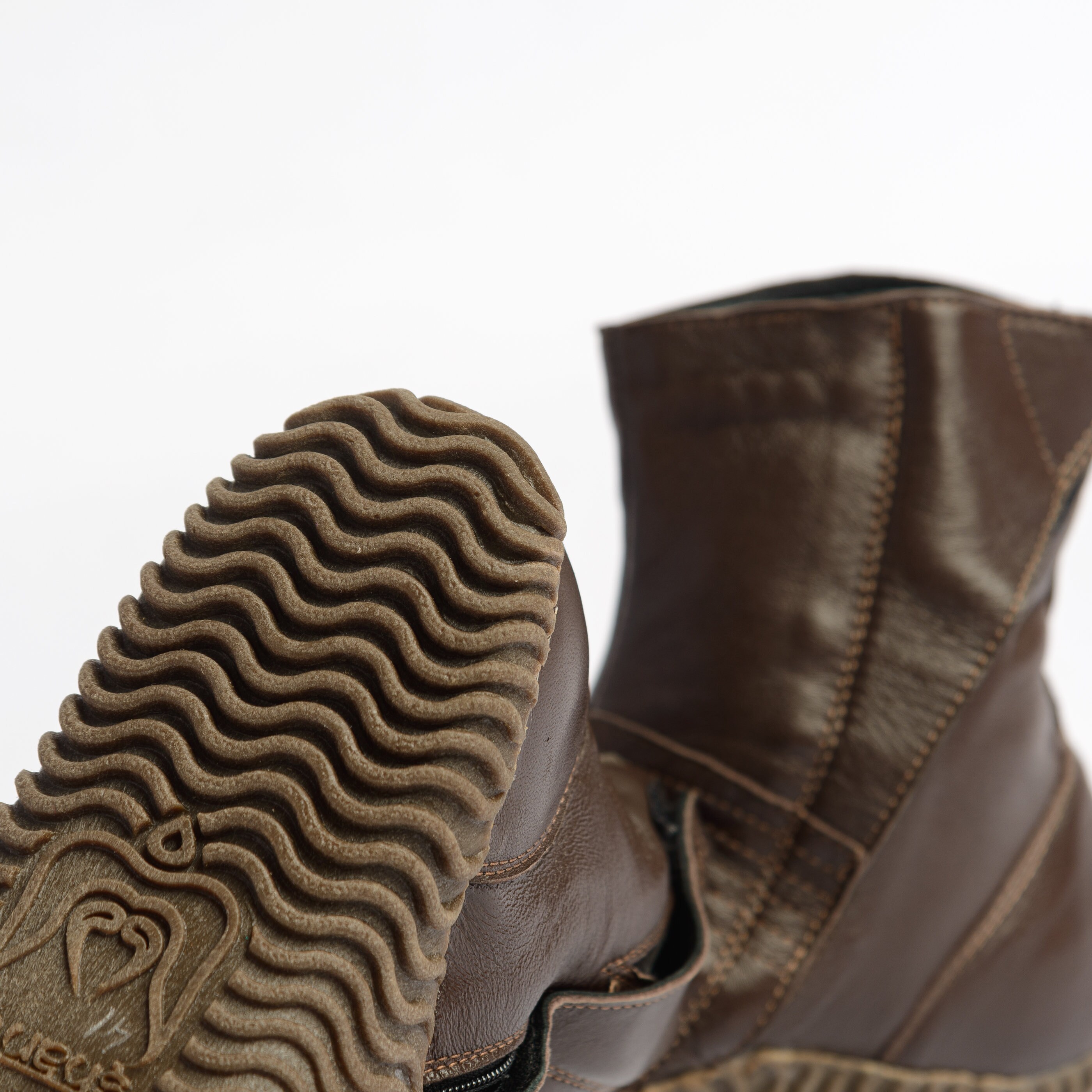 Japanese Men's Tabi Boots Tabi Socks Leather Tabi Ankle Boots