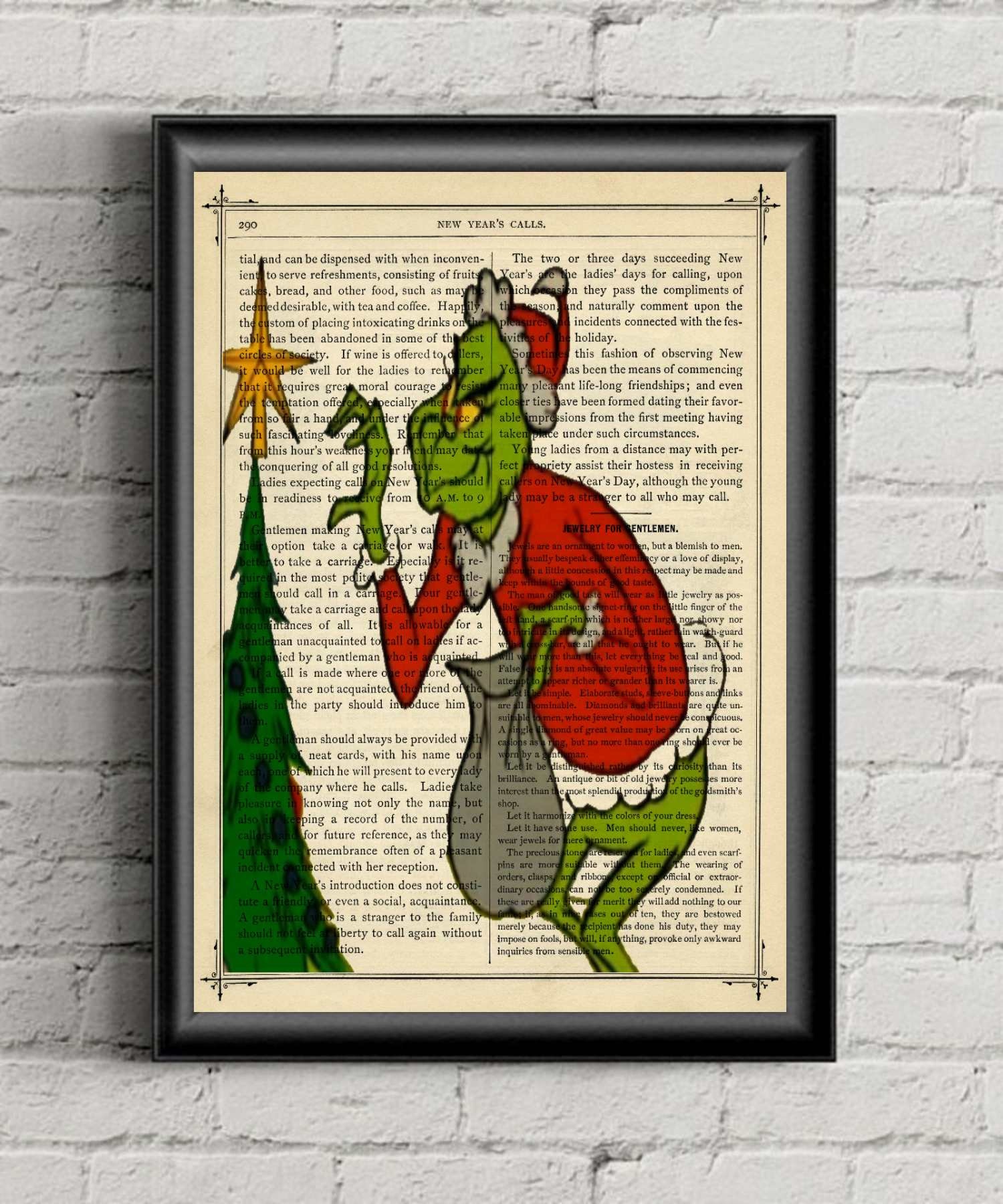 Grinch Print Printable Grinch Stole Christmas Art Christmas | Etsy
